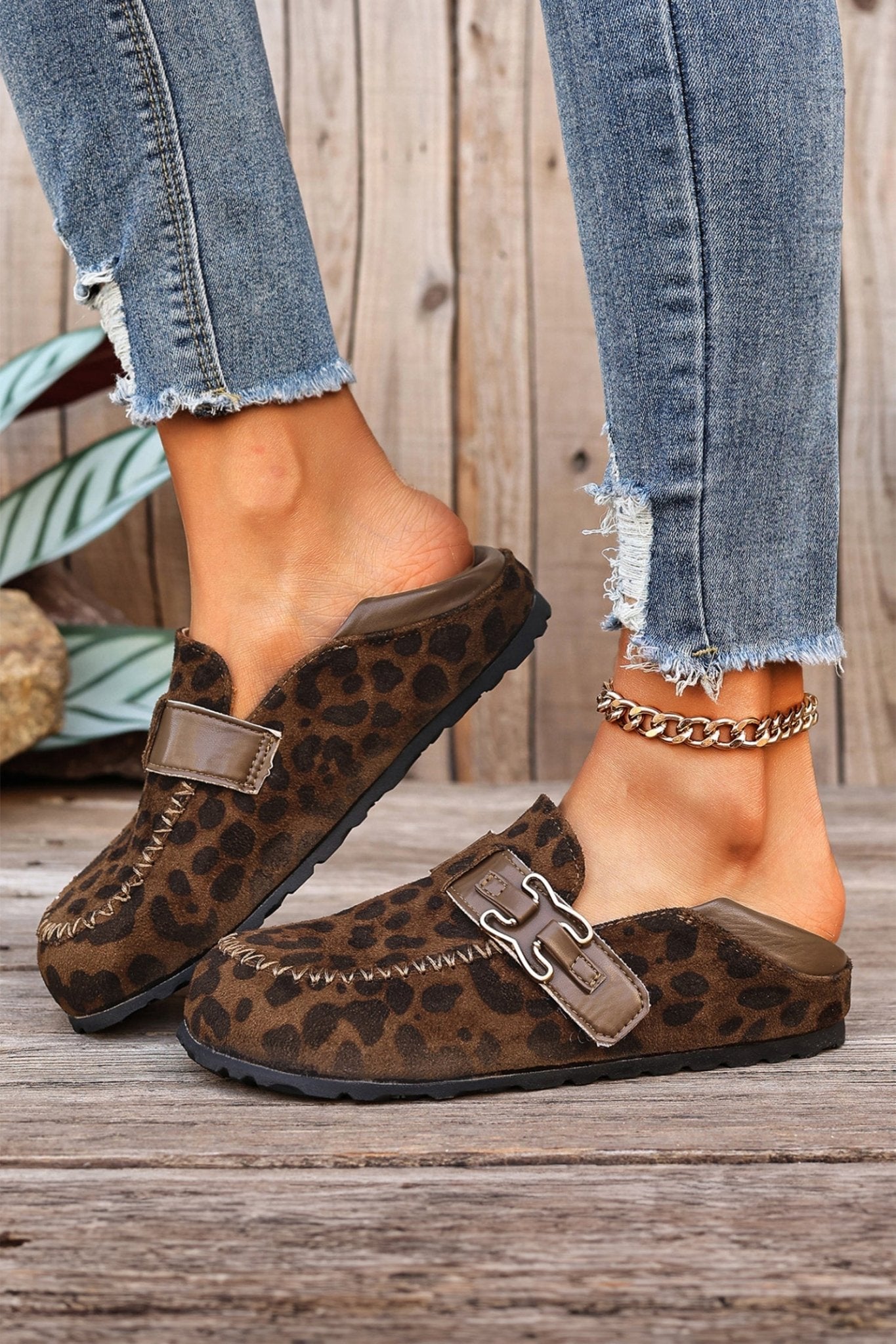 Keziah Buckle Slip On Shoes - Che Cose Belle