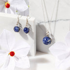 Khasi Kay Sterling Silver Sodalite Earrings - Che Cose Belle