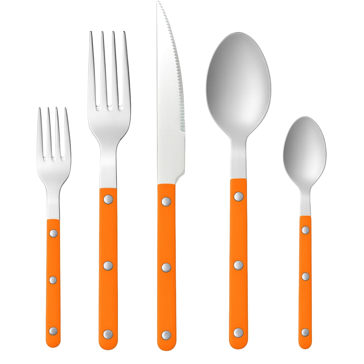 Khen 20-Piece Cutlery Set with Dinner Knives, Forks, Spoons, Salad Forks & Teaspoons - Che Cose Belle