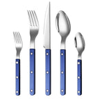 Khen Blue Cutlery Set of 20 –18/8 Stainless Steel Flatware - Che Cose Belle