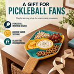 Khen Ceramic Pickleball Dish | Paddle Shaped Serving Tray Platter Decorative Tableware - Che Cose Belle