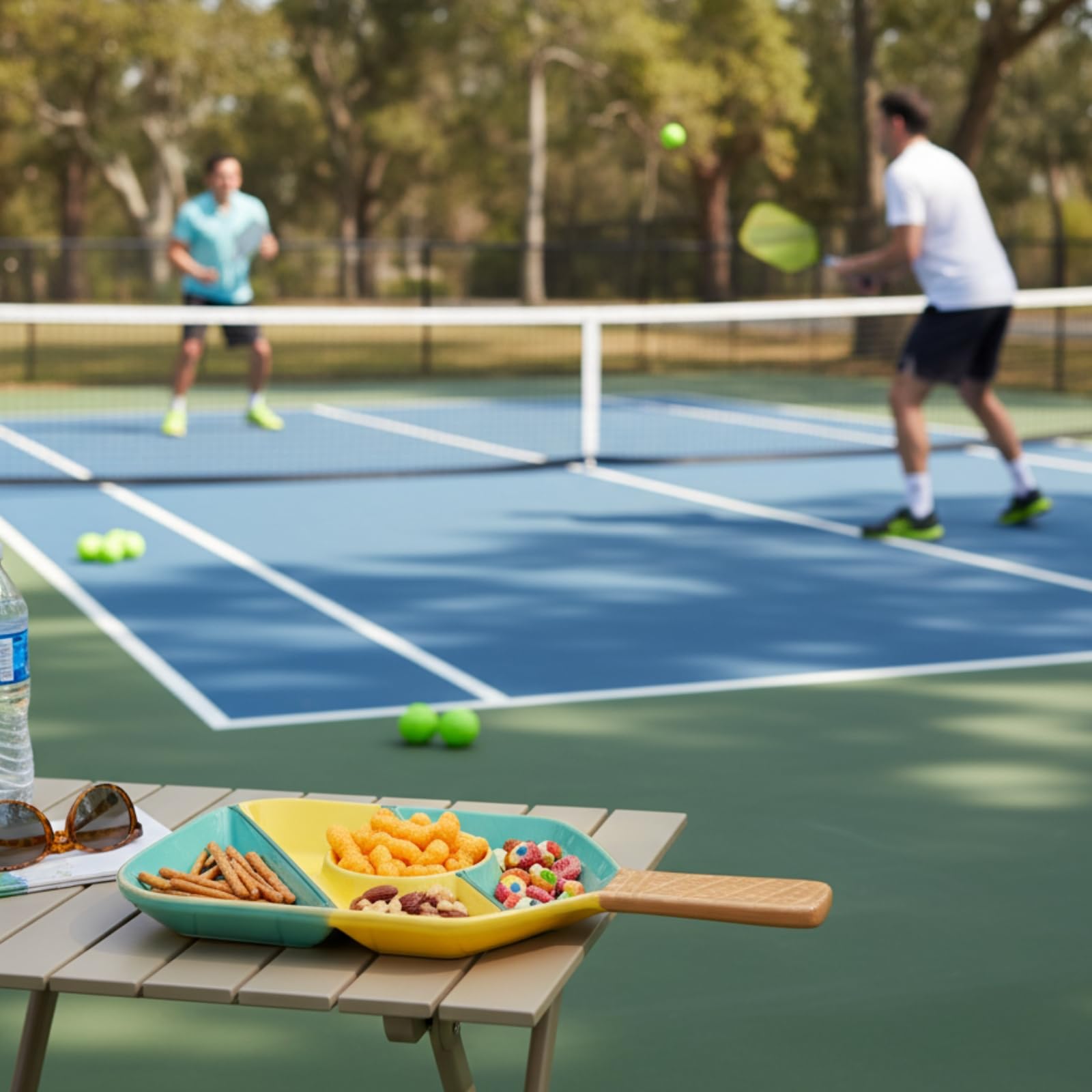Khen Ceramic Pickleball Dish | Paddle Shaped Serving Tray Platter Decorative Tableware - Che Cose Belle