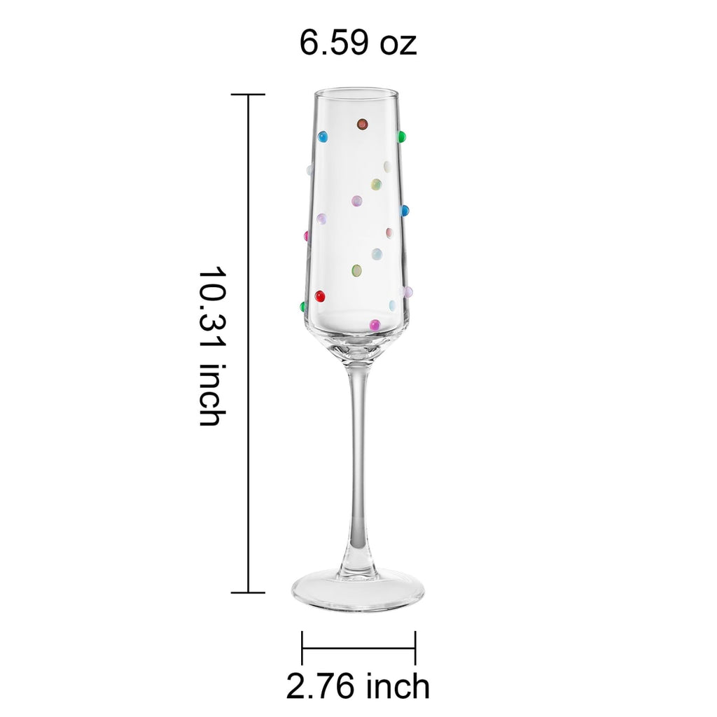 Khen Confetti Flute - Set of 2 - Che Cose Belle