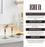 Khen Ravello Coupe Glassware - Set of 2 - Che Cose Belle