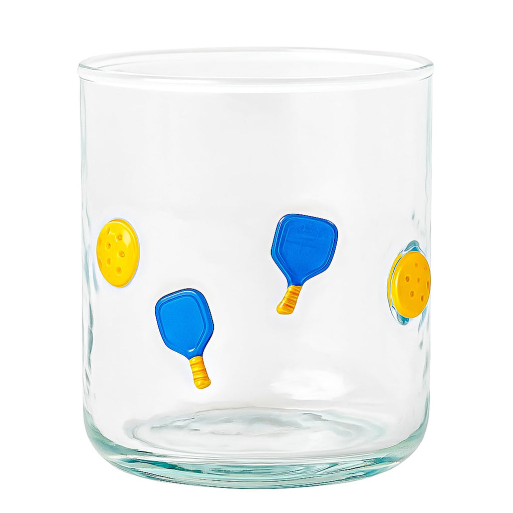 Khen Set of 2 Pickleball Paddle Icon Juice Glass Athletic Sports Cup 14.8oz - Che Cose Belle