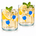 Khen Set of 2 Pickleball Paddle Icon Juice Glass Athletic Sports Cup 14.8oz - Che Cose Belle