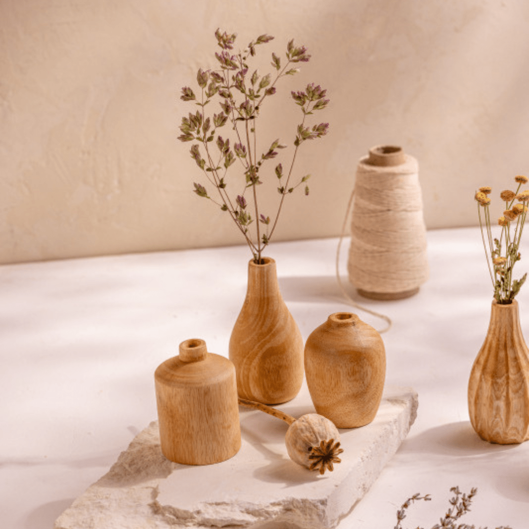 Kiln Mango Mini Vases, Set of 3 - Che Cose Belle