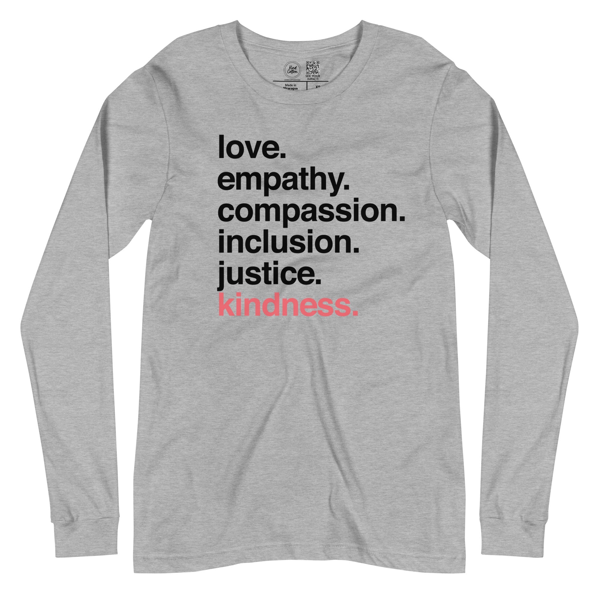 'Kindness Is' Classic Long Sleeve - Che Cose Belle