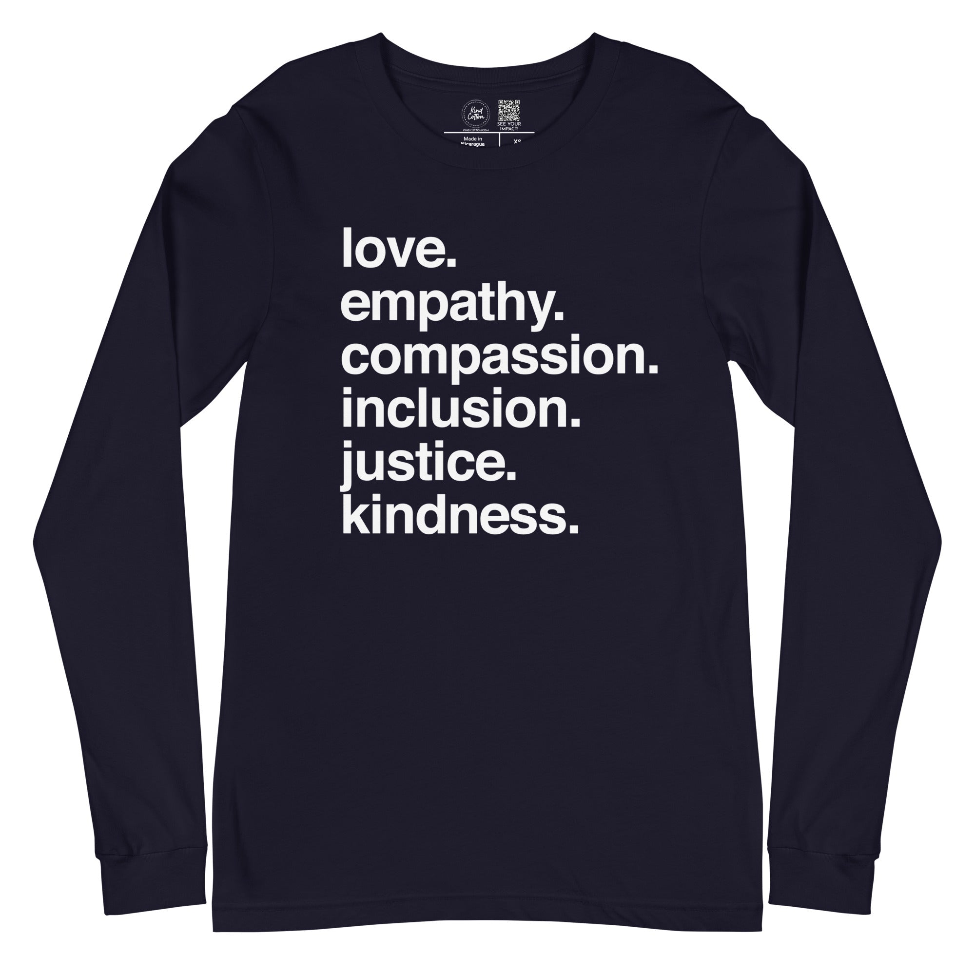 'Kindness Is' Classic Long Sleeve - Che Cose Belle