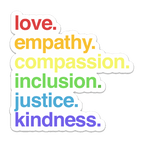 'Kindness Is' Pride Magnet - Che Cose Belle
