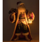 King Christopher Claus with Lantern Tabletop | Christmas Decor | Katherine's Collection - Che Cose Belle