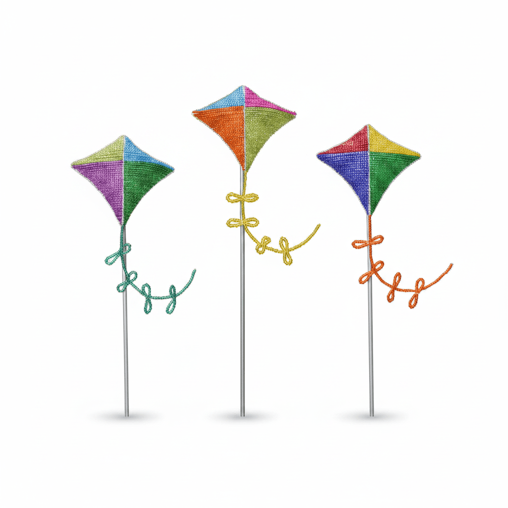 Kite Garden Stake (Set of 3) - Che Cose Belle