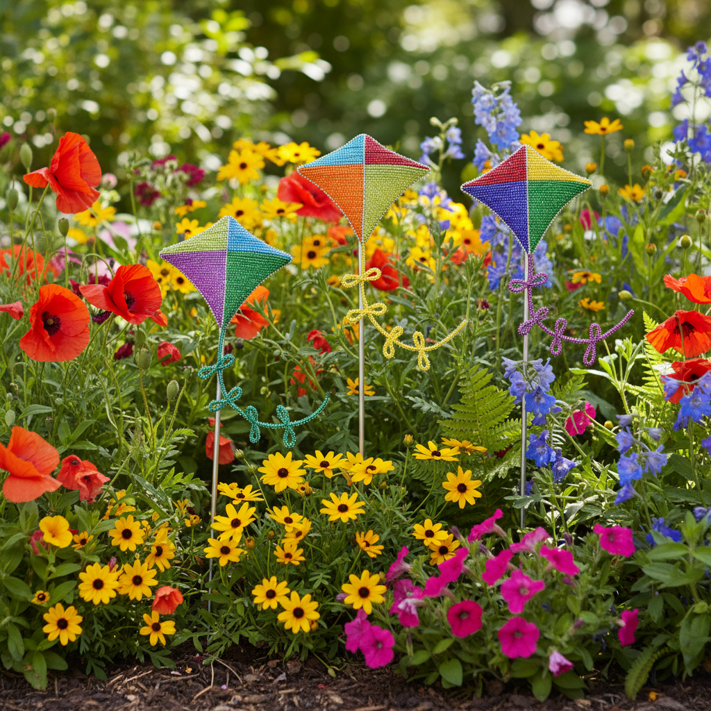 Kite Garden Stake (Set of 3) - Che Cose Belle