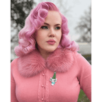 Kitty Christmas Hat Brooch by Miss Fluff x Lipstick & Chrome - Che Cose Belle
