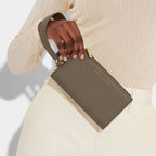 Zana Foldout Wristlet Wallet - Mink