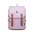 Korean Style Solid Color Retro Computer Backpacks - Che Cose Belle