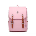 Korean Style Solid Color Retro Computer Backpacks - Che Cose Belle