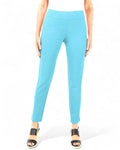 Krazy Larry P21 Microfiber Straight Leg Pant - Aqua - Che Cose Belle