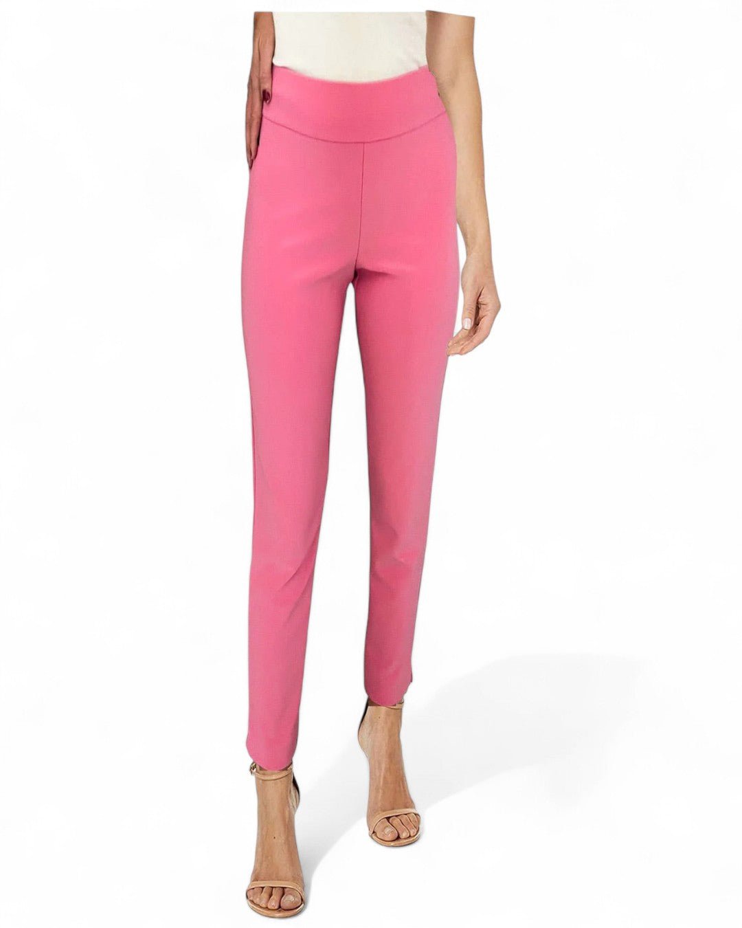 Krazy Larry P21 Microfiber Straight Leg Pant - Bubble Gum - Che Cose Belle