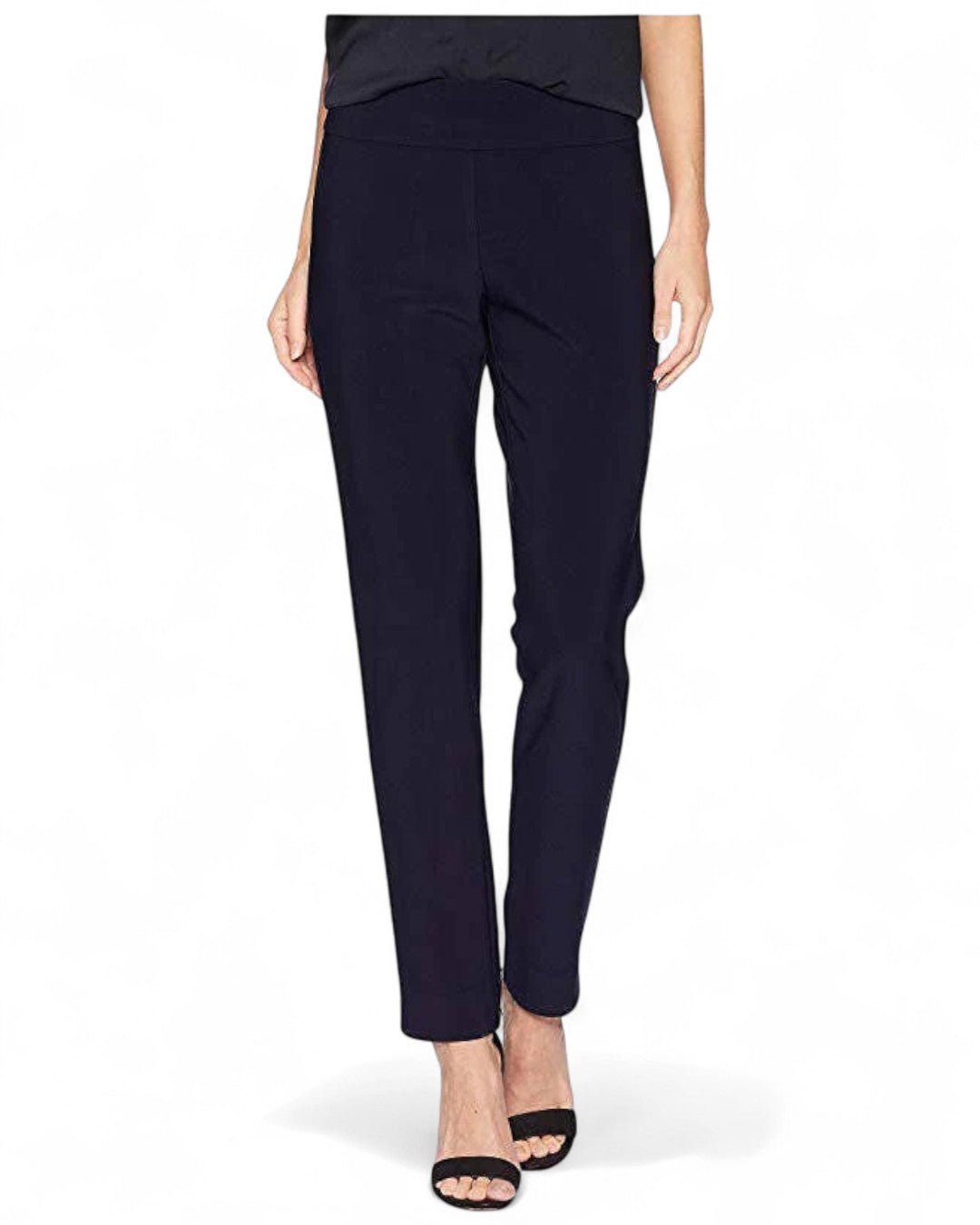 Krazy Larry P21 Microfiber Straight Leg Pant - Navy - Che Cose Belle