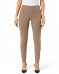 Krazy Larry P21 Microfiber Straight Leg Pant - Taupe - Che Cose Belle