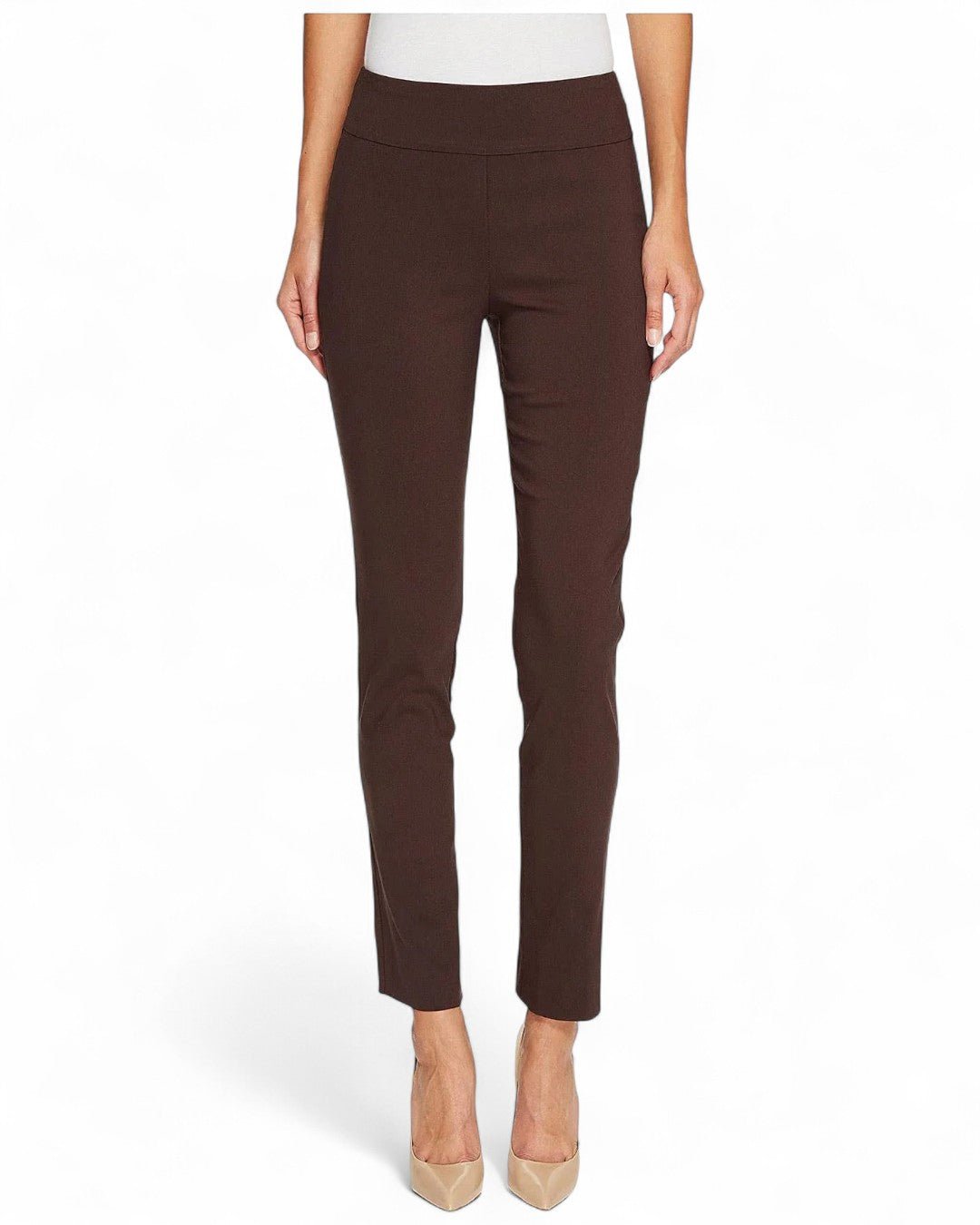 Krazy Larry P507 Pull on Pant - Brown - Che Cose Belle