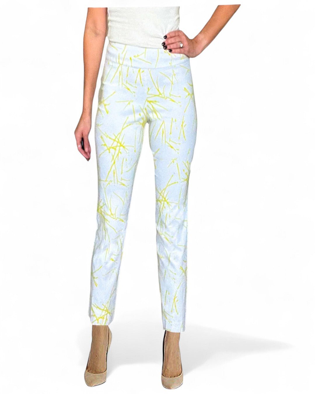 Krazy Larry P507 Pull on Pant - Lime Firecracker - Che Cose Belle