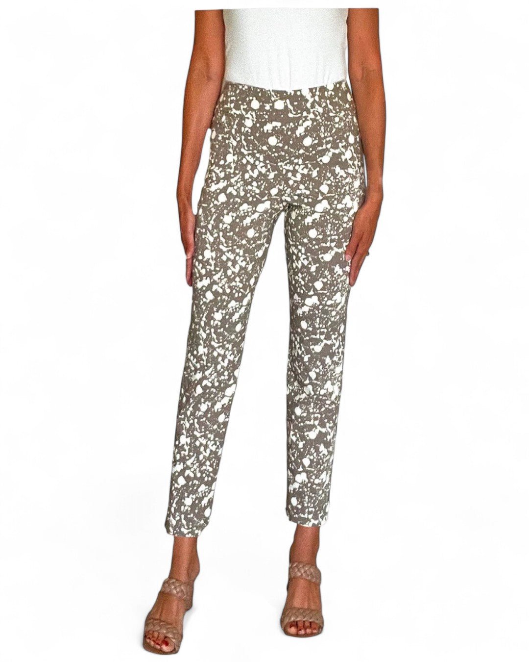 Krazy Larry P507 Pull on Pant - Military Splatter - Che Cose Belle