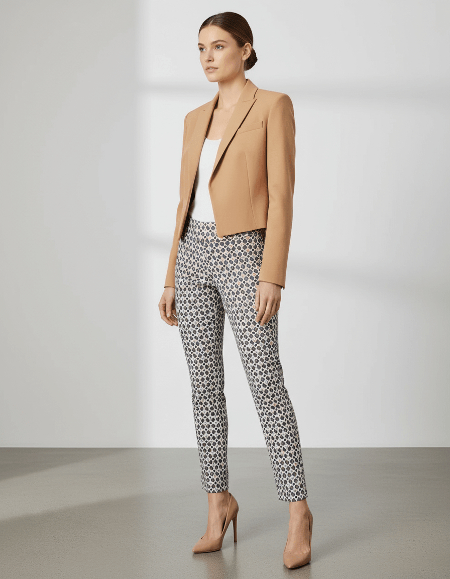 Krazy Larry P507 Pull on Pant - Multi Diamonds - Che Cose Belle