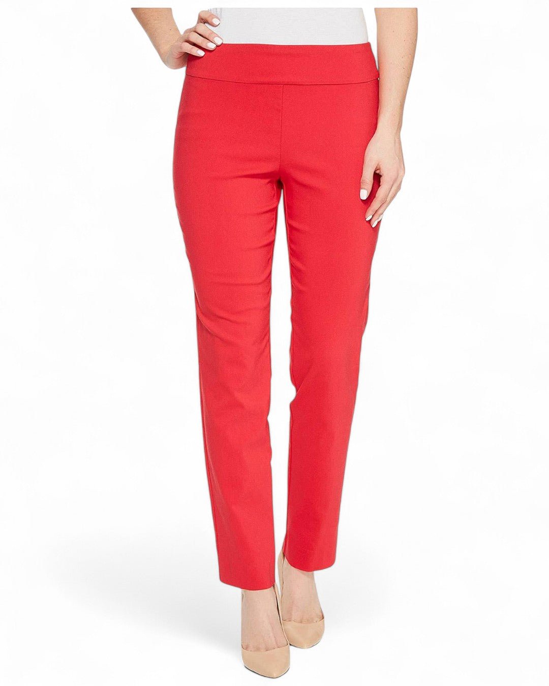 Krazy Larry P507 Pull on Pant - Red - Che Cose Belle