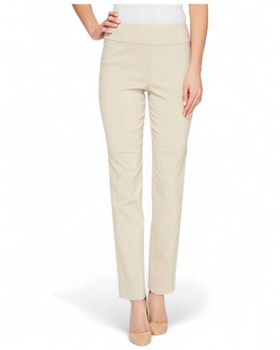 Krazy Larry P507 Pull on Pant - Stone - Che Cose Belle