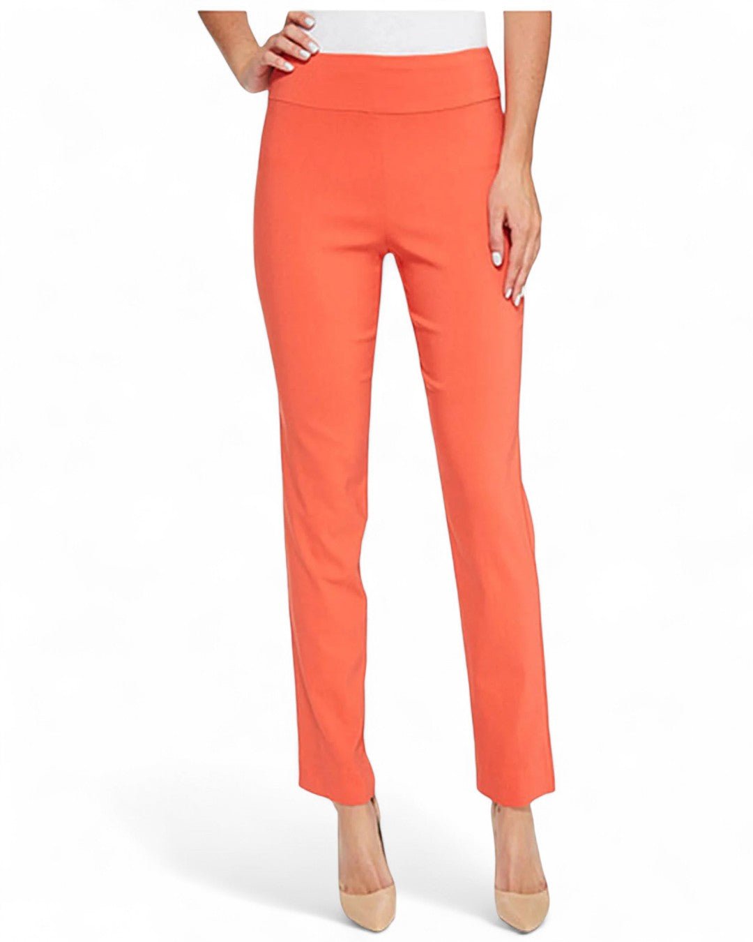 Krazy Larry P507 Pull on Pant - Tangerine - Che Cose Belle