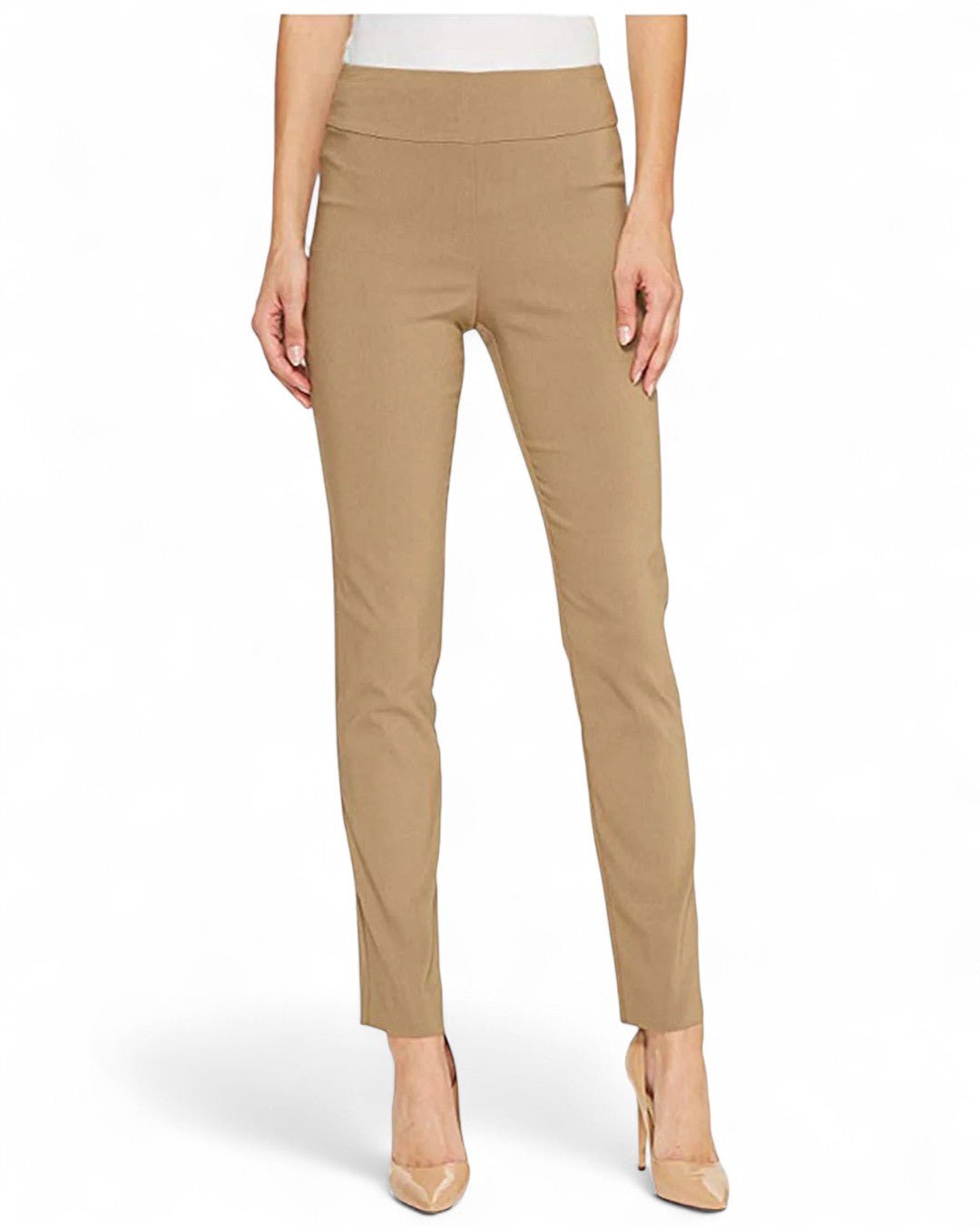 Krazy Larry P507 Pull on Pant - Taupe - Che Cose Belle