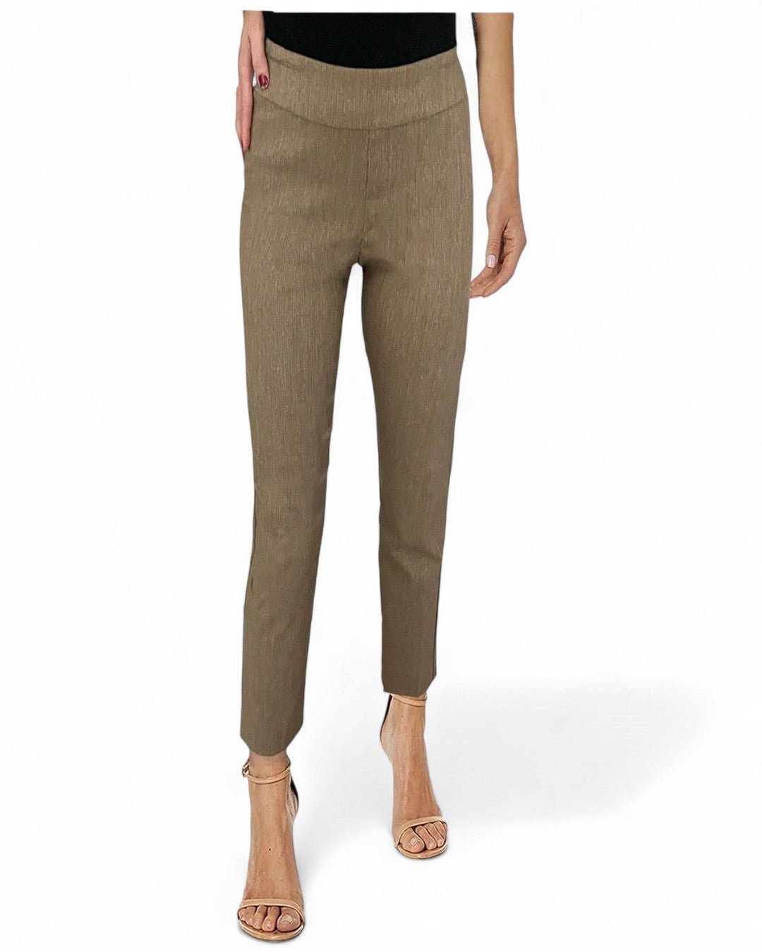 Krazy Larry P507 Pull on Pant - Taupe Ash - Che Cose Belle