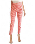 Krazy Larry P507 Pull on Pant - Tomato Mini Houndstooth - Che Cose Belle