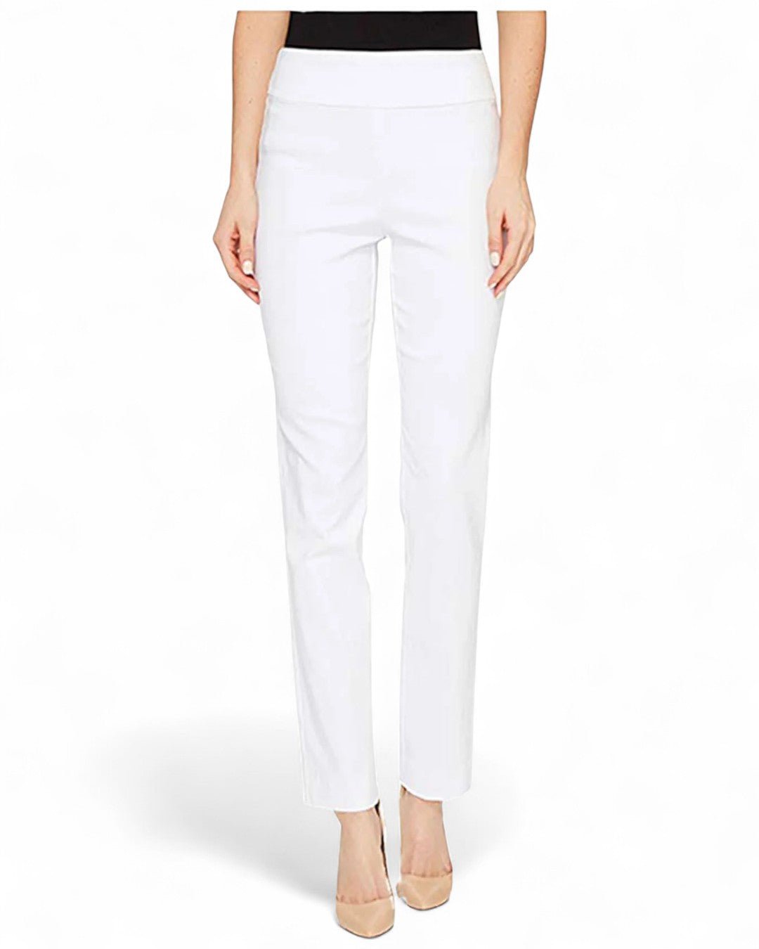 Krazy Larry P507 Pull on Pant - White - Che Cose Belle