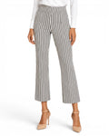 Krazy Larry P600 Pull on Wide Ankle Pant -Black/White Stripe - Che Cose Belle