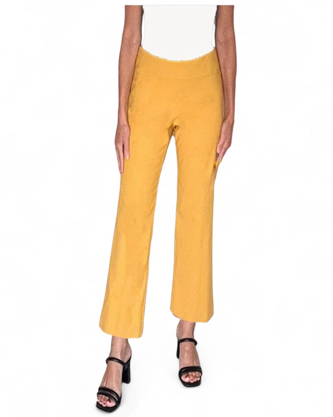 Krazy Larry P600 Pull on Wide Ankle Pant - Gold - Che Cose Belle