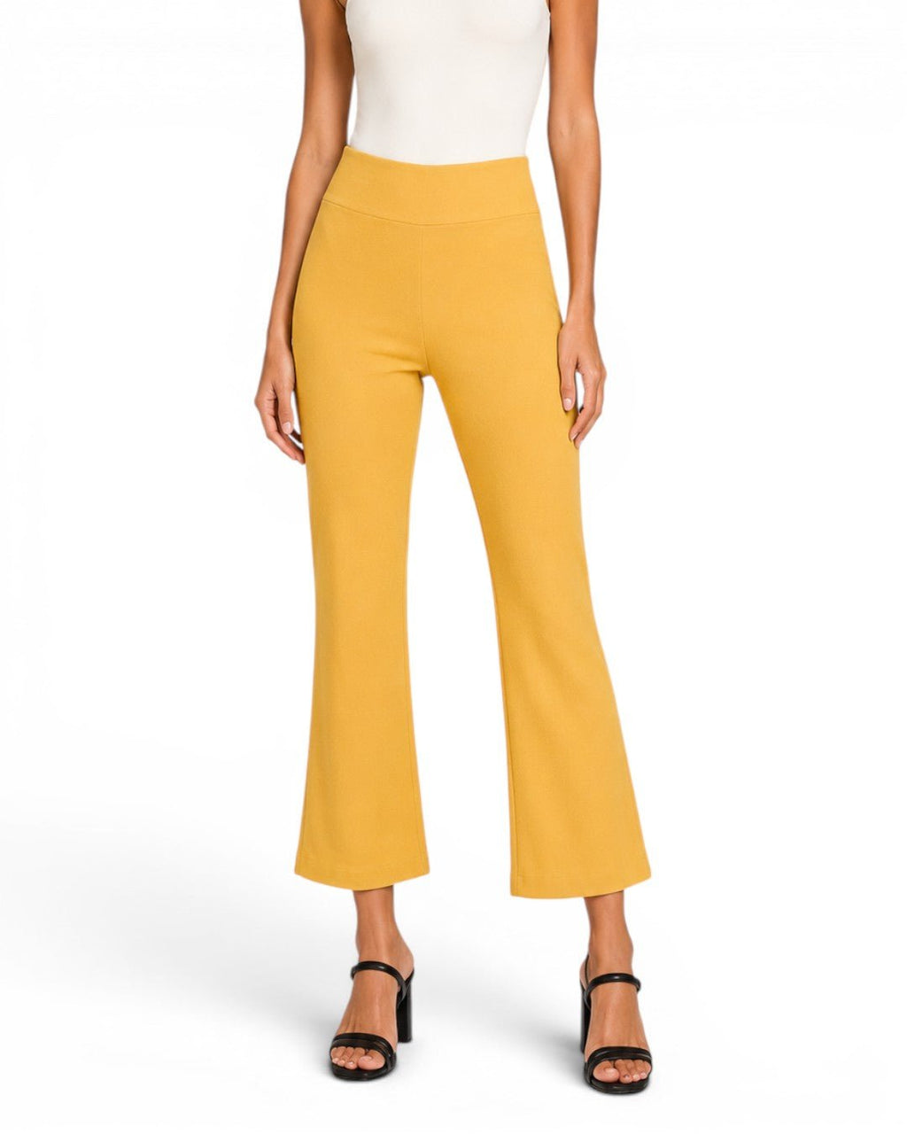 Krazy Larry P600 Pull on Wide Ankle Pant - Gold - Che Cose Belle