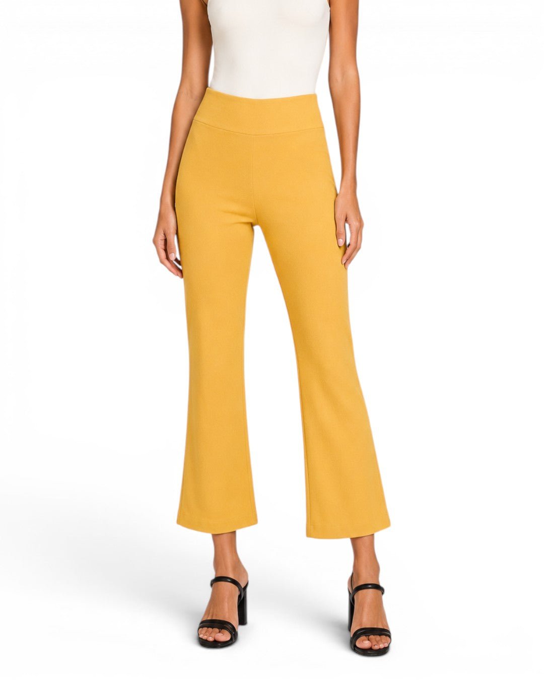 Krazy Larry P600 Pull on Wide Ankle Pant - Gold - Che Cose Belle
