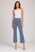 Krazy Larry P600 Pull on Wide Ankle Pant - Indigo - Che Cose Belle