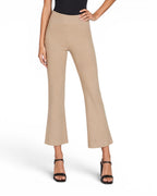 Krazy Larry P600 Pull on Wide Ankle Pant - Taupe - Che Cose Belle