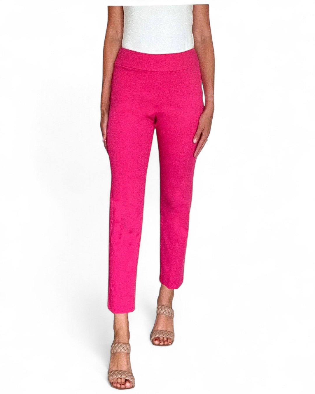Krazy Larry P607 Denim Ankle Pant - Pink Denim - Che Cose Belle