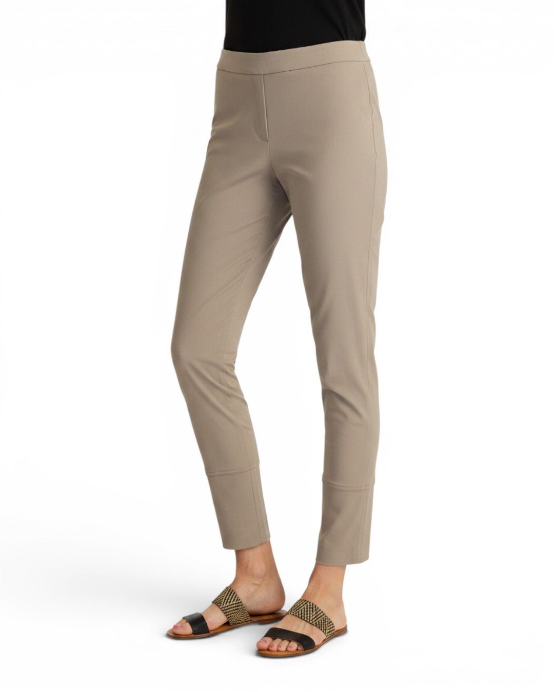 Krazy Larry P907 Feather Weight Pant - Taupe - Che Cose Belle