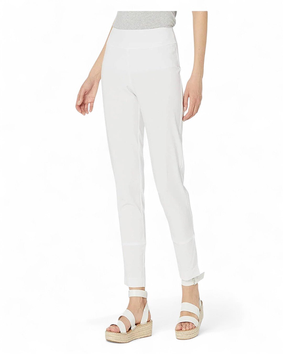 Krazy Larry P907 Feather Weight Pant - White - Che Cose Belle