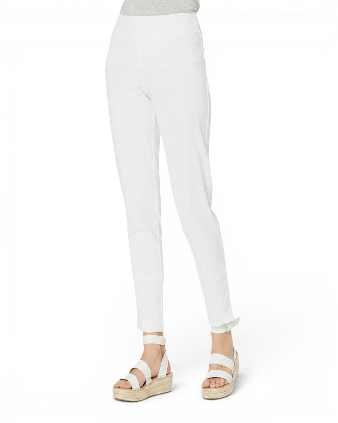 Krazy Larry P907 Feather Weight Pant - White - Che Cose Belle
