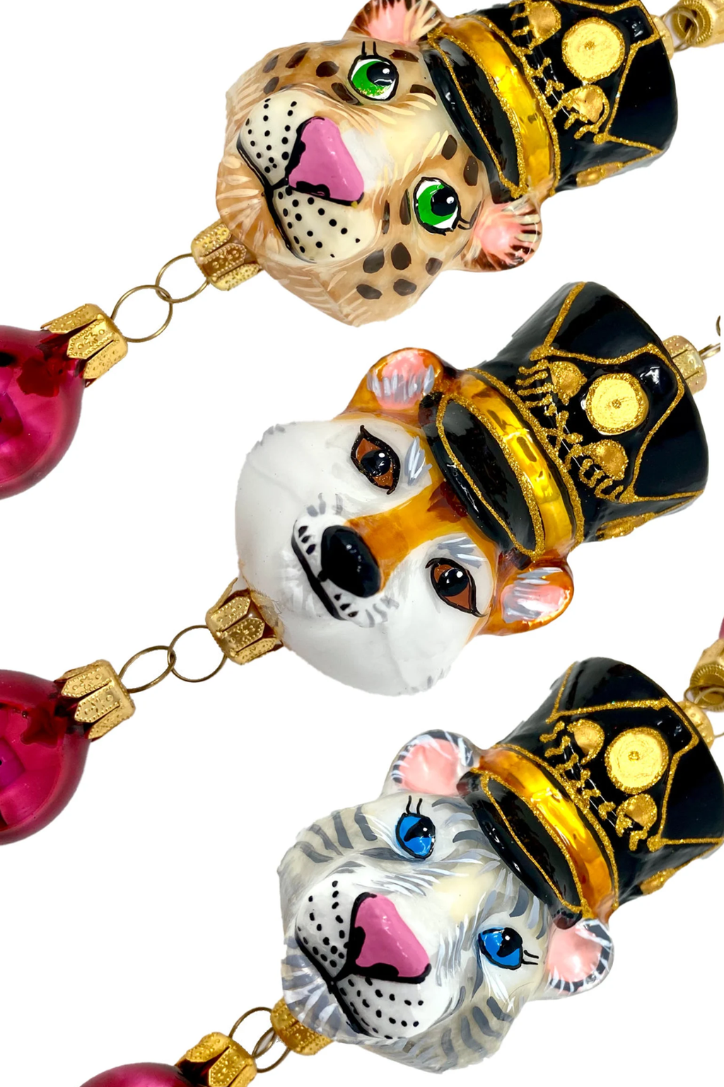 KRG Animal Generals Polish Glass Christmas Garland - Che Cose Belle