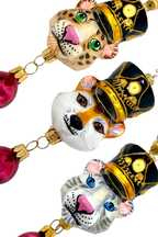 KRG Animal Generals Polish Glass Christmas Garland - Che Cose Belle