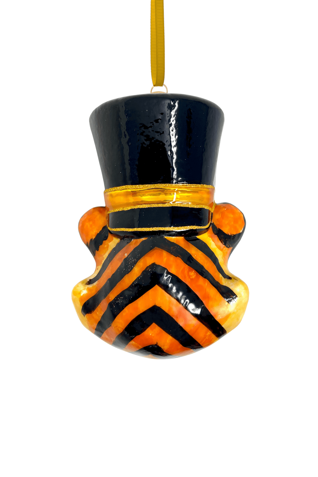 KRG Bengal Tiger Head Polish Glass Ornament - Che Cose Belle
