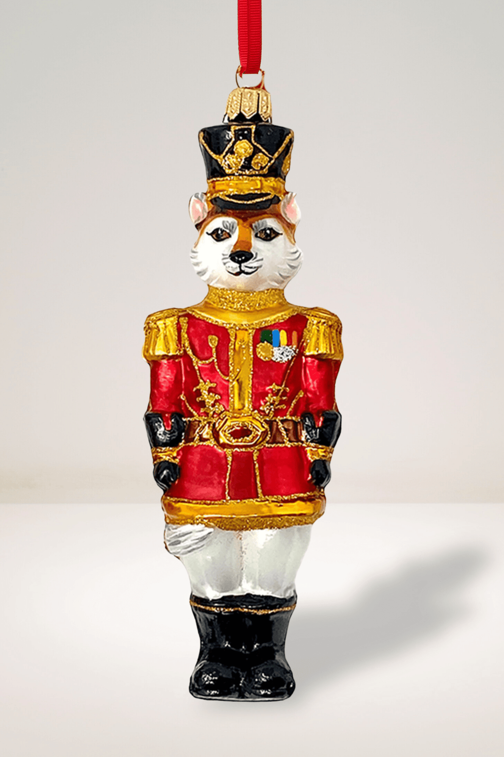 KRG Fox Polish Glass Ornament - Che Cose Belle